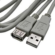 Компьютерные шнуры USB-A F USB-A M 1.8m (SZC)